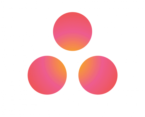 3 Punkte Asana Logo zur Integration in Pipedrive