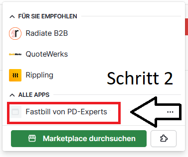 FastBill-Schnitstelle von PD Experts