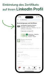 LinkedIn Zertifikat - PD-Experts